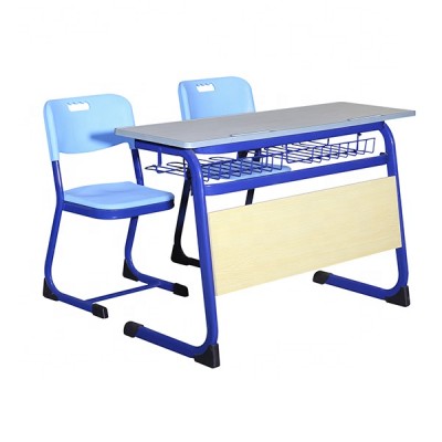 School furniture School desk and chair set  classroom furniture student desk and chair